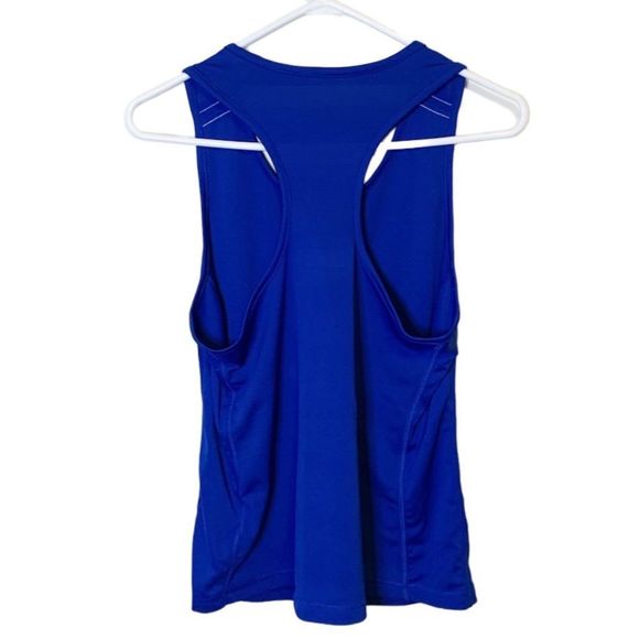 Adidas Tank Top NWOT Workout Royal Blue Loose Fit Racerback Aeroready Medium - Picture 7 of 7